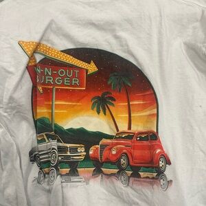White Graphic In N’ Out T-Shirt